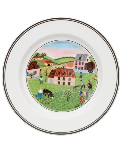Villeroy & Boch Design Naif Spring Morning Bread & Butter Plate In White