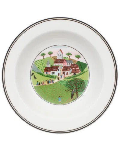 Villeroy & Boch Design Naif Wedding Procession Rim Cereal Bowl In White