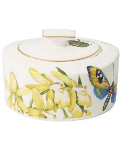 VILLEROY & BOCH DISCONTINUED VILLEROY & BOCH AMAZONIA COVERED SUGAR DISH