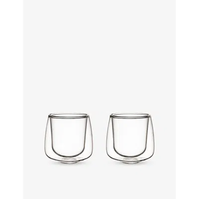 Villeroy & Boch Double-walled Set Of Two Espresso Glasses 60ml In Transparent