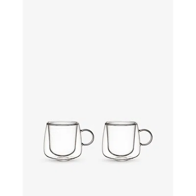 Villeroy & Boch Double-walled Set Of Two Espresso Glasses 60ml In Transparent