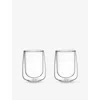 Villeroy & Boch Double-walled Set Of Two Latte Glasses 250ml