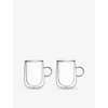 Villeroy & Boch Double-walled Set Of Two Latte Glasses 360ml