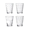 Villeroy & Boch 4-piece Dressed Up Assorted Tumbler Set In Clear