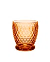 Villeroy & Boch Drinkware, Boston Double Old-fashioned Glass In Apricot