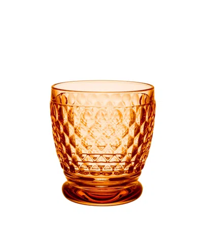 Villeroy & Boch Drinkware, Boston Double Old-fashioned Glass In Apricot