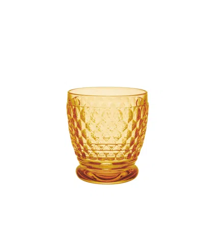 Villeroy & Boch Drinkware, Boston Double Old-fashioned Glass In Saffron