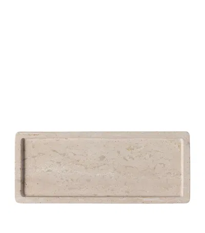 Villeroy & Boch Earthenware Manufacture Travertine Serving Platter In Neutral