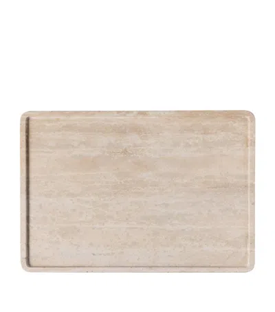 Villeroy & Boch Earthenware Manufacture Travertine Serving Platter In Brown