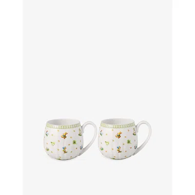Villeroy & Boch Easter Delight Porcelain Mug Set Of Two In White