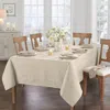 Villeroy & Boch Elrene Caiden Elegance Damask Oblong Tablecloth, 60 X 120 In Taupe