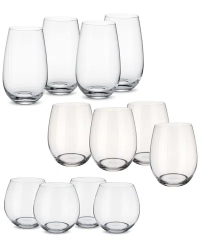 VILLEROY & BOCH VILLEROY & BOCH ENTREE 12PC STEMLESS SET