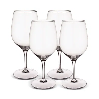 VILLEROY & BOCH ENTREE CLARET GLASSES, SET OF 4