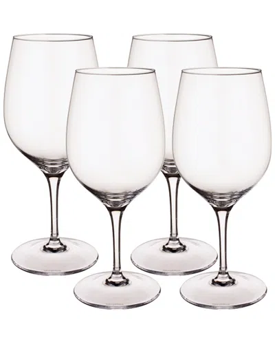 VILLEROY & BOCH VILLEROY & BOCH ENTREE SET OF 4 CLARETS