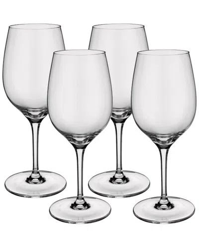 Villeroy & Boch Entree Set Of 4 White Wine Glasses In Gray