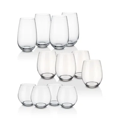 VILLEROY & BOCH ENTREE STEMLESS WINE 12-PIECE SET