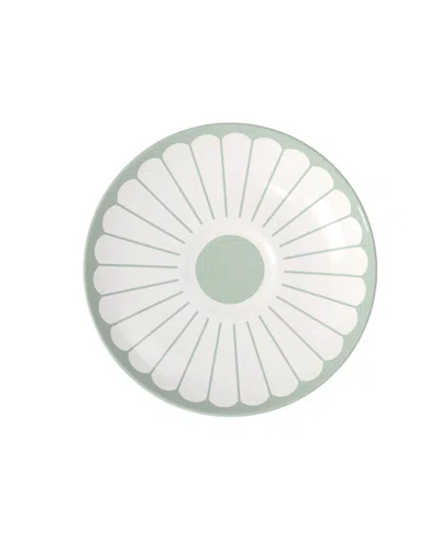 Villeroy & Boch Fleur 6" Coffee Cup Saucer In Gray