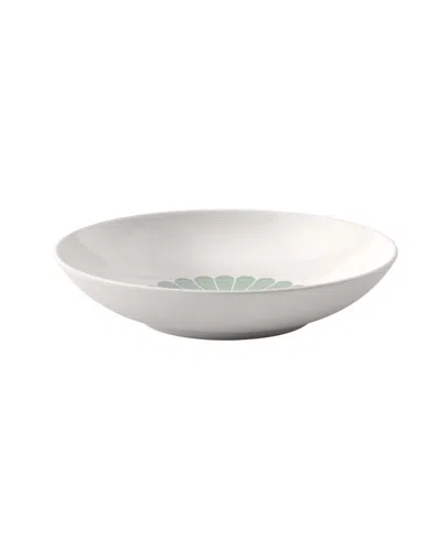 Villeroy & Boch Fleur Abstract Bloom Pasta Bowl In White