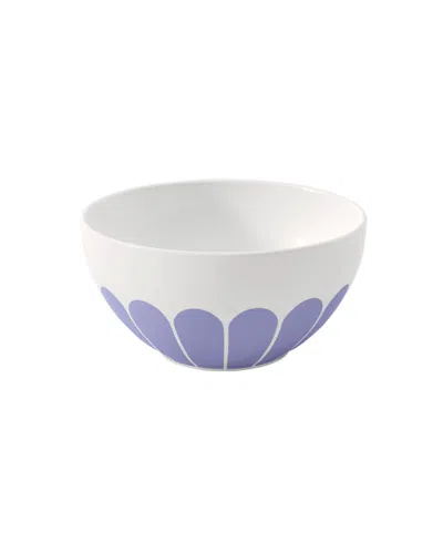 Villeroy & Boch Fleur Abstract Bloom Rice And Cereal Bowl In Blue