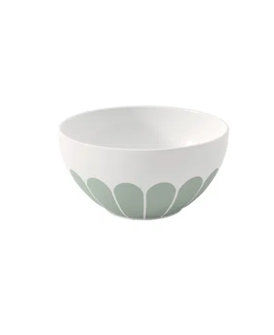 Villeroy & Boch Fleur Abstract Bloom Rice And Cereal Bowl In Green