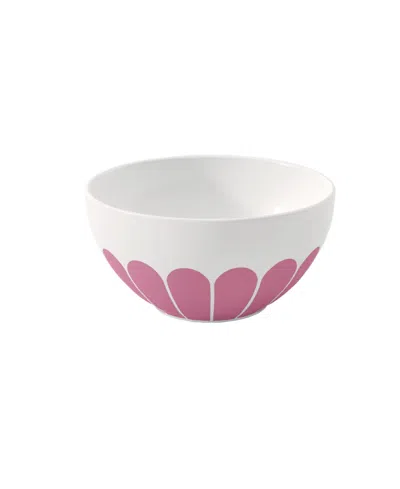Villeroy & Boch Fleur Abstract Bloom Rice And Cereal Bowl In Pink
