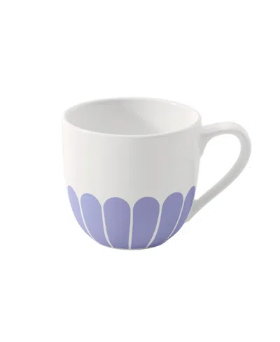 Villeroy & Boch Fleur Abstract Blooms Espresso Cup In Blue