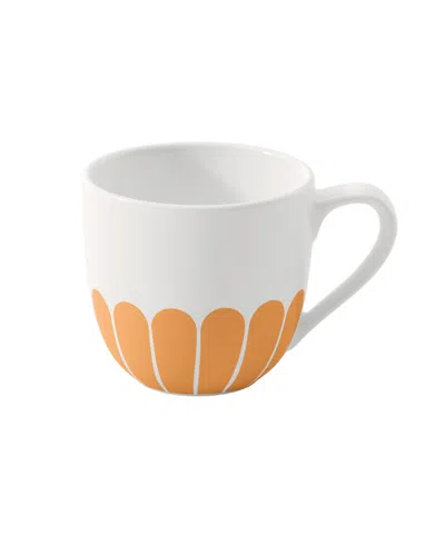 Villeroy & Boch Fleur Abstract Blooms Espresso Cup In Yellow