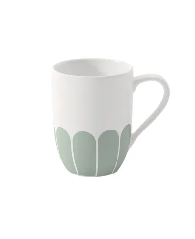 Villeroy & Boch Fleur Abstract Floral Bloom Mug In White