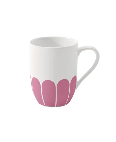 Villeroy & Boch Fleur Abstract Floral Bloom Mug In Pink