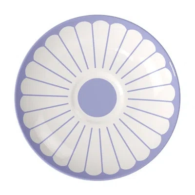 Villeroy & Boch Fleur Bleu Collection Coffee Cup Saucer, Premium Porcelain, Made In Germany, Dishwasher And Microwav In Purple