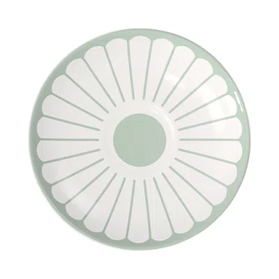 Villeroy & Boch Fleur Cassis Espresso Cup Saucer In Green