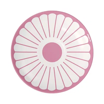 Villeroy & Boch Fleur Cassis Espresso Cup Saucer In Pink