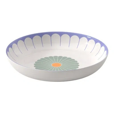 Villeroy & Boch Fleur Couleur Collection Large Salad Bowl, Premium Porcelain, Made In Germany, Dishwasher & Microwav In Multi