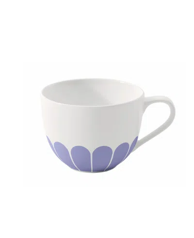 Villeroy & Boch Fleur Floral 7.75 Oz. Coffee Cup In Purple