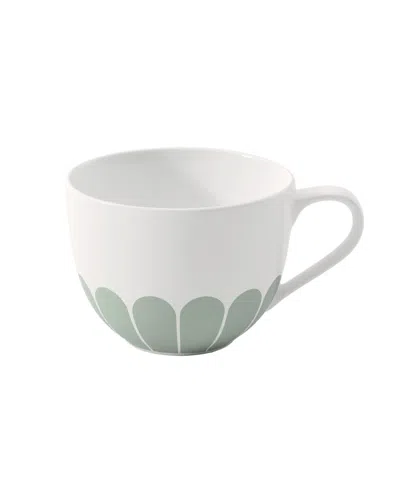 Villeroy & Boch Fleur Floral 7.75 Oz. Coffee Cup In Green
