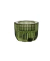 Villeroy & Boch Fleur Muli Functional Votive & Taper Candleholder In Olive Green
