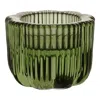 Villeroy & Boch Fleur Muli Functional Votive & Taper Candleholder In Olive Green