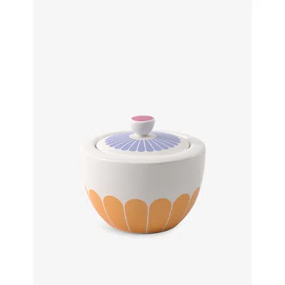 Villeroy & Boch Fleur Porcelain Sugar Bowl 9cm In Multi