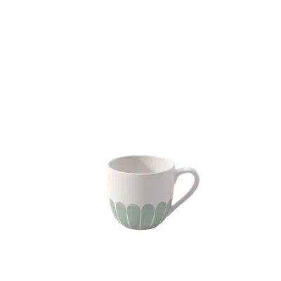 Villeroy & Boch Fleur Soleil Espresso Cup In White