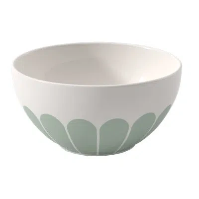 Villeroy & Boch Fleur Vert Collection Cereal Bowl, Premium Porcelain, Made In Germany, Perfect For Cereal, Oatmeal O In Green