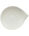 Villeroy & Boch Flow Tea Cup Saucer In White