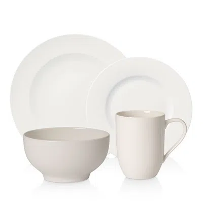 Villeroy & Boch For Me 4-piece Place Setting In White