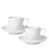 Villeroy & Boch For Me Espresso Cup & Saucer, Set Of 2 In White