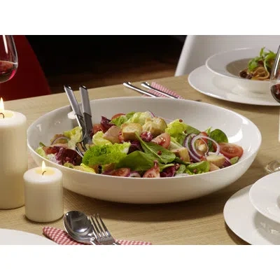Villeroy & Boch For Me Round Vegetable Bowl In White