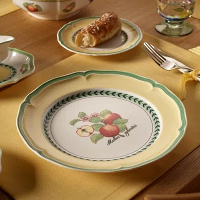 Villeroy & Boch French Garden 10.25" Valence Dinner Plate In Green;yellow