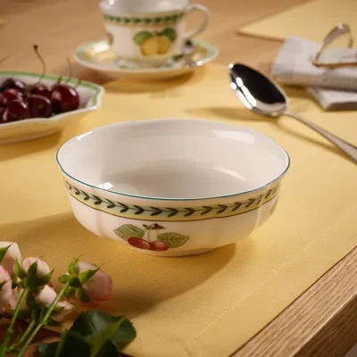 Villeroy & Boch French Garden 16.75 Fleurence Dessert Bowl In Blue;white;green;yellow