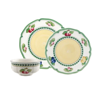 Villeroy & Boch French Garden Fleurence 12 Piece Dinnerware Set For 4