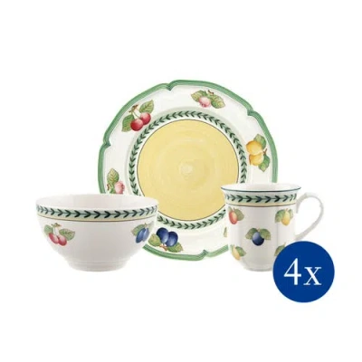 Villeroy & Boch French Garden Fleurence 12 Piece Setrice Bowl In Multi