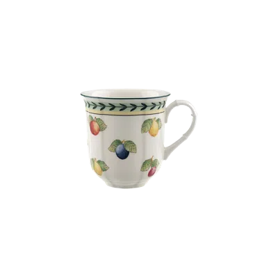 Villeroy & Boch French Garden Fleurence Set Of 4 Mug In White