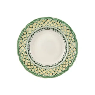 Villeroy & Boch French Garden Rim Soup Plate In Green;yellow